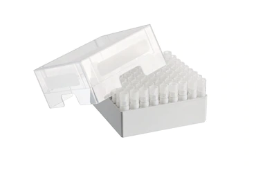 艾本德儲存盒 9 × 9, 可放置 81  個螺旋蓋（凍存）管， 3   mL，2  件，高 76  mm，3  英寸，聚丙烯材料，可耐受最低 -86  °C，可高溫高壓滅菌，帶蓋子并具有數(shù)字字母標(biāo)識